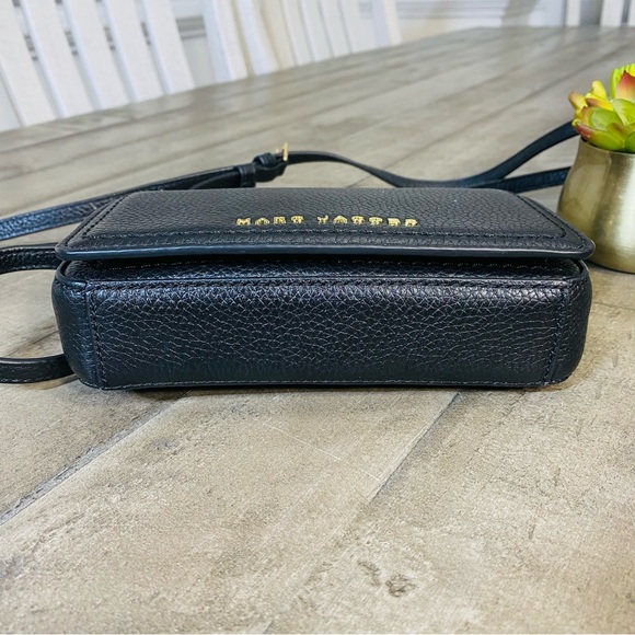Marc Jacobs the Groove Leather Mini Messenger Crossbody Bag Black - Picture 6 of 8